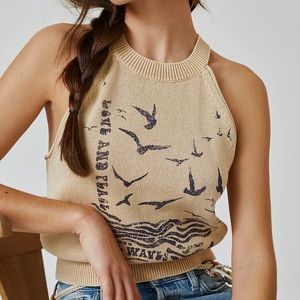 NWT Anthropologie Pilcro Making Waves Tank